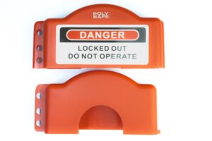 SAFECORE adjustable gate valve lockout for securing valve handwheels