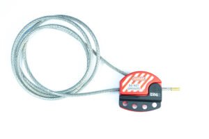 SAFECORE multipurpose cable lockout device for lockout tagout applications