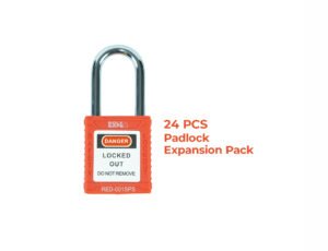 SAFECORE steel shackle safety padlock expansion package 24 pieces