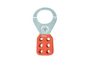 SAFECORE coated steel lockout hasp for group lockout tagout procedures